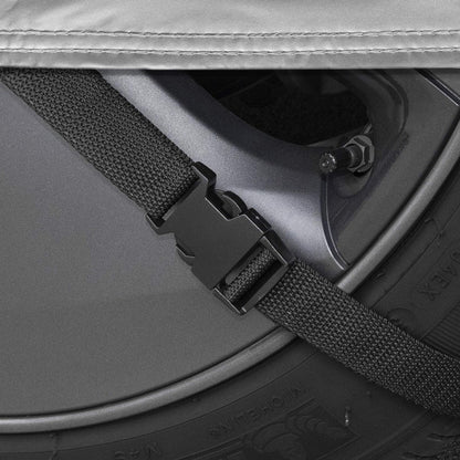 Motor Trend SafeKeeper - Funda de Automóvil Resistente Impermeable para Todo Tipo de Clima, Cubierta de Automóvil de Revestimiento múltiple para Nieve, Lluvia, Sol, protección UV, Cubierta Exterior Completa