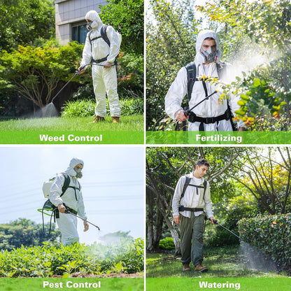 Greenworks Rociador inalámbrico de Mochila de 40 V (4 galones/5 puntas/25 pies) para desmalezar, rociar y Limpiar, Solo Herramienta