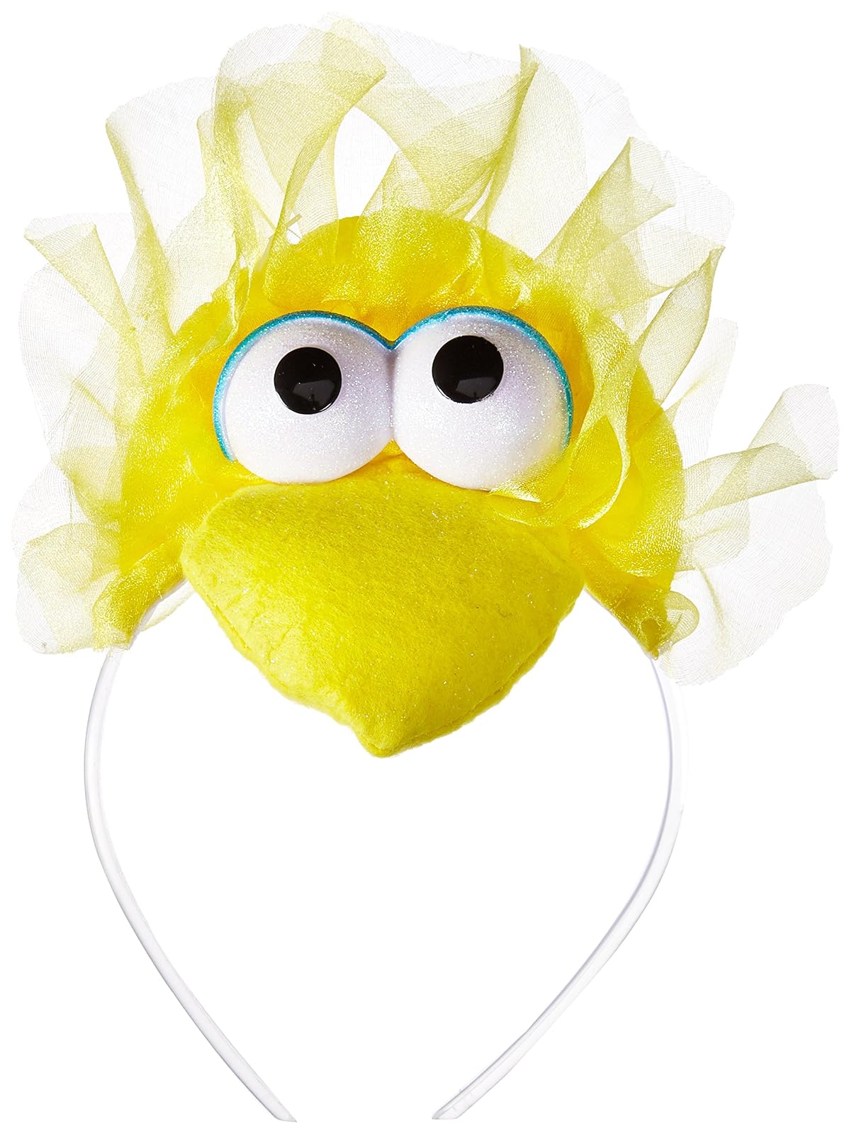 Disguise Women's Sesame Street Big Bird Adult Headband Costume Accessory