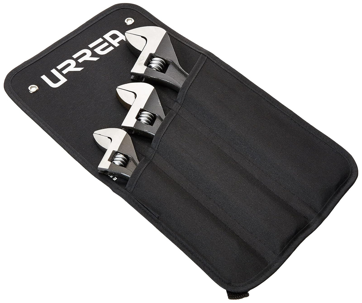 Urrea 795S Juego de llaves ajustables fosfatizadas, 3 piezas