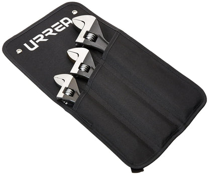 Urrea 795S Juego de llaves ajustables fosfatizadas, 3 piezas