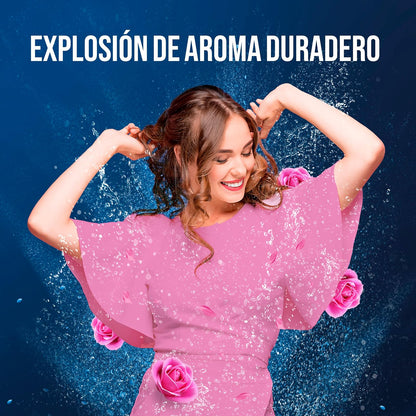 DOWNY - Pack con Suavizante de Telas Aroma Floral 2.8L + Perlas Aromatizantes para Ropa Unstopables Lush 283g