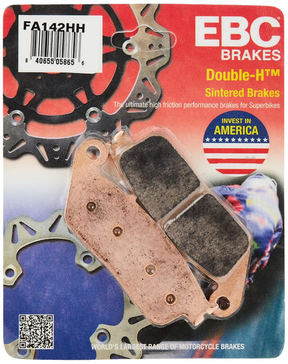 EBC Brakes FA142HH Juego de Pastillas de Freno de Disco Negro