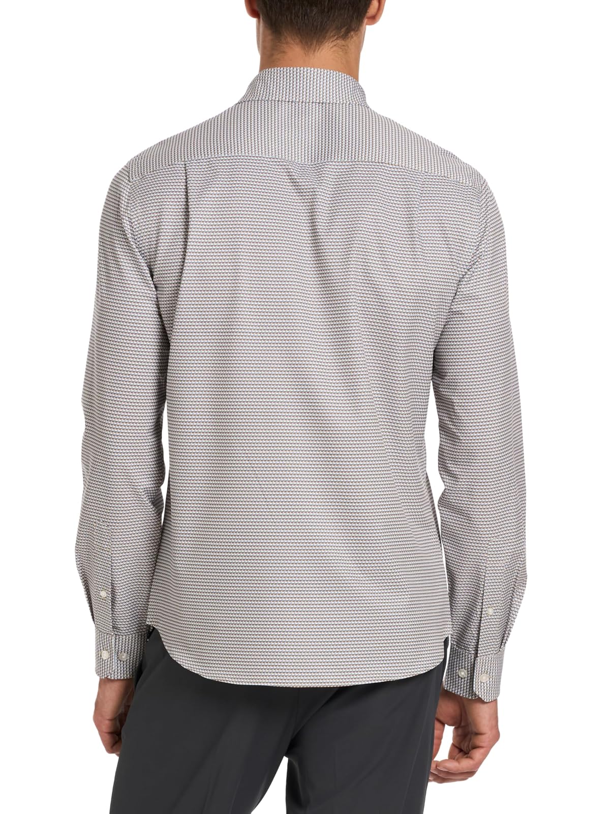 Van Heusen - Camisa elástica de Manga Larga para Hombre