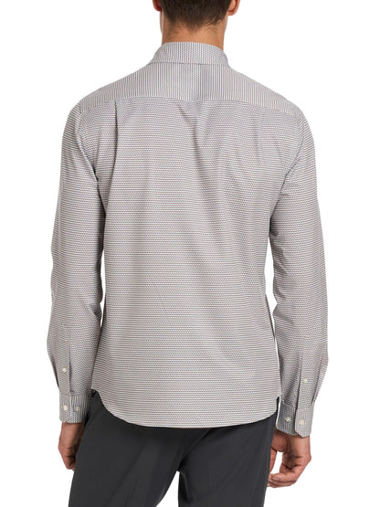 Van Heusen - Camisa elástica de Manga Larga para Hombre