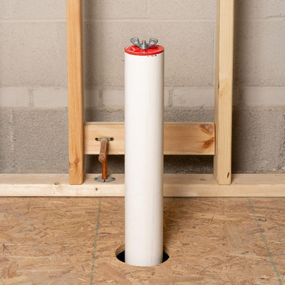 Oatey Tapón de Prueba Mecánico 3 Pulgadas 5 PSI Plástico 110°F Rojo