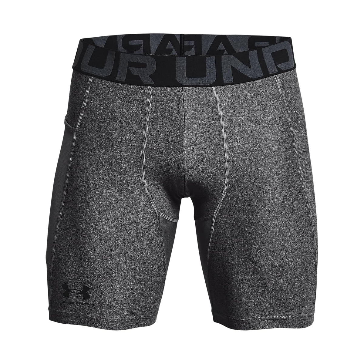 Under Armour UA HeatGear Shorts de Entrenamiento para Hombre - Gris (Carbon Heather - Black - 090) - XL Alto