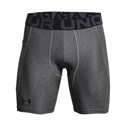 Under Armour UA HeatGear Shorts de Entrenamiento para Hombre - Gris (Carbon Heather - Black - 090) - XL Alto