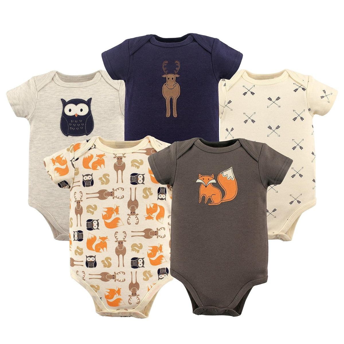 Luvable Friends Hudson Baby - Body de algodón para bebé