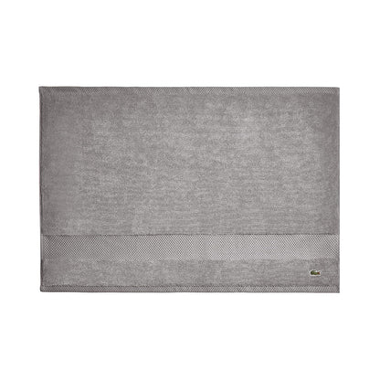 Lacoste Heritage Supima Colección de Toallas y Tapete de Baño - Tub Mat 21x31 - Meteorita