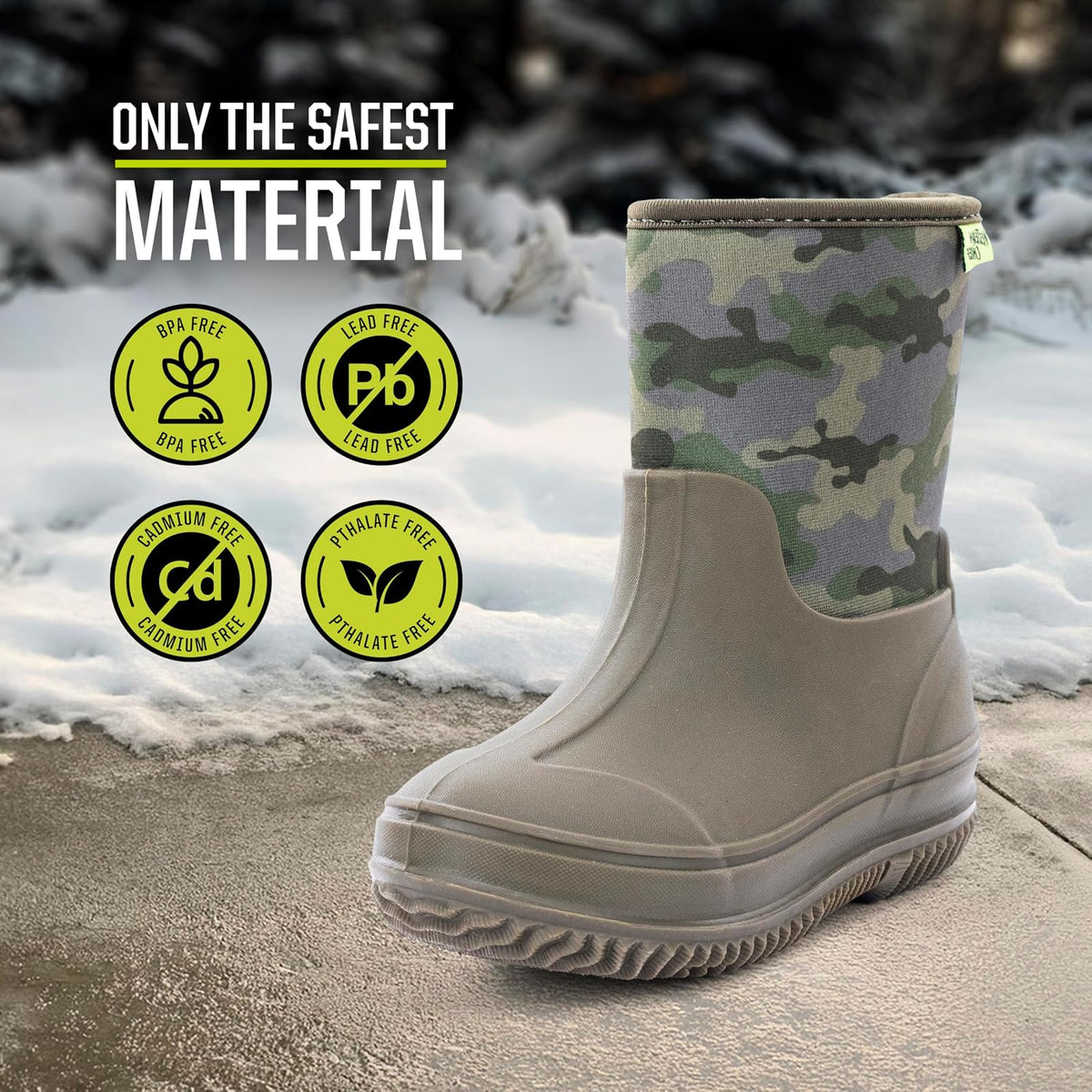 Western Chief Freestyle Neoprene Rain Boot Botas para nieve para niños unisex