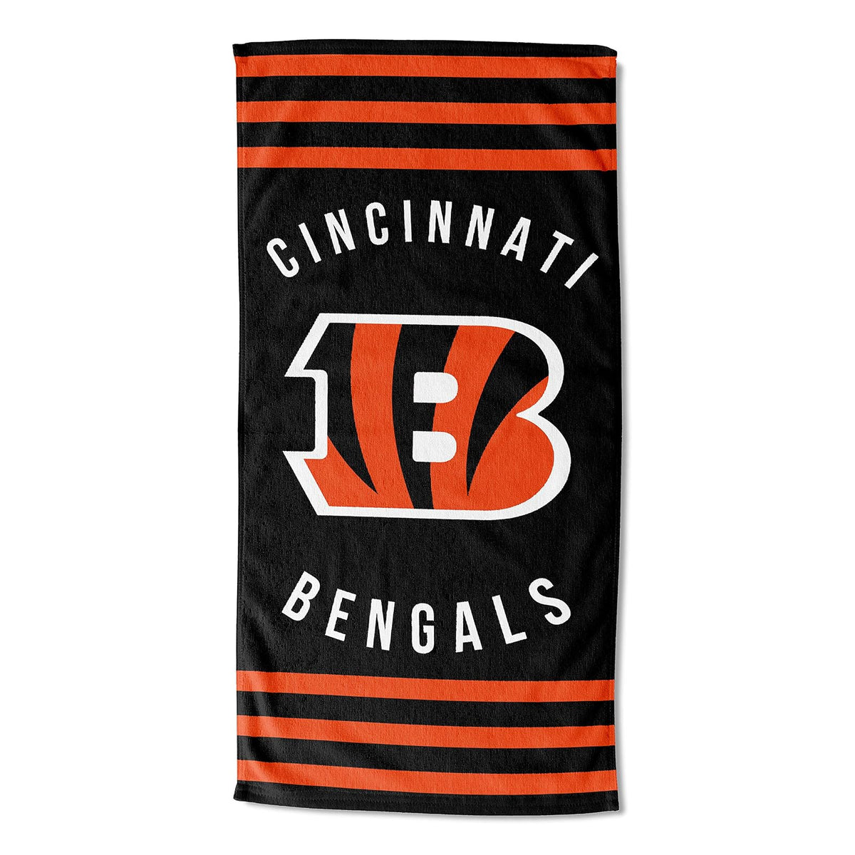 Northwest NFL Cincinnati Bengals - Toalla de Playa Unisex para Adultos, 30 x 60 Pulgadas, Rayas