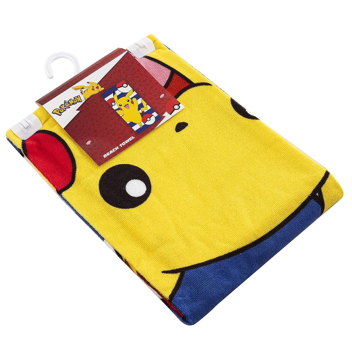 Northwest - Toalla de Playa Pokémon, diseño de Pikachu y Poké, Toalla Suave y Absorbente de 30 x 60 Pulgadas, para baño, Piscina o Playa