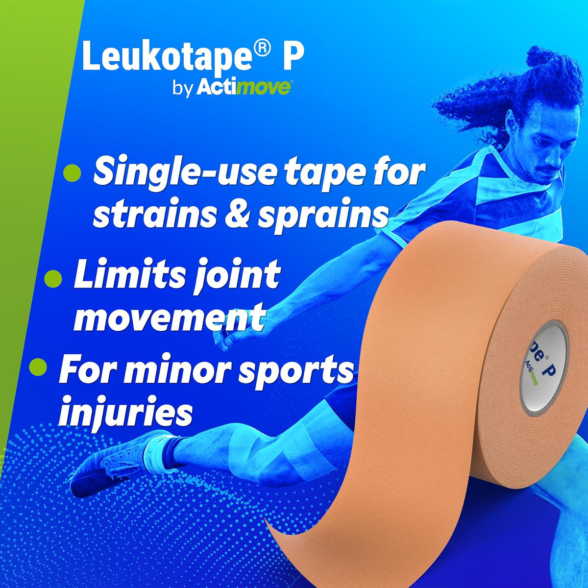 BSN Medical bei076168 Leukotape P cinta deportiva, 1 1/5.1 cm X 13.7 m