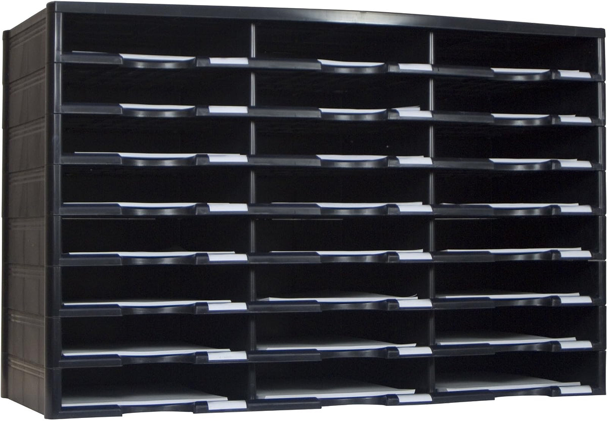 Storex Compartment Organizador para Literatura/Clasificador de Documentos