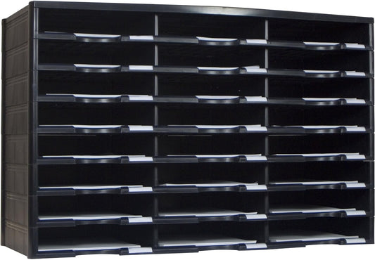 Storex Compartment Organizador para Literatura/Clasificador de Documentos