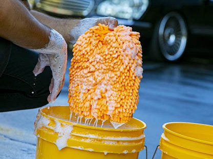 Meguiar's Hybrid Wash Mitt, Dual Sided for Washing and Waxing