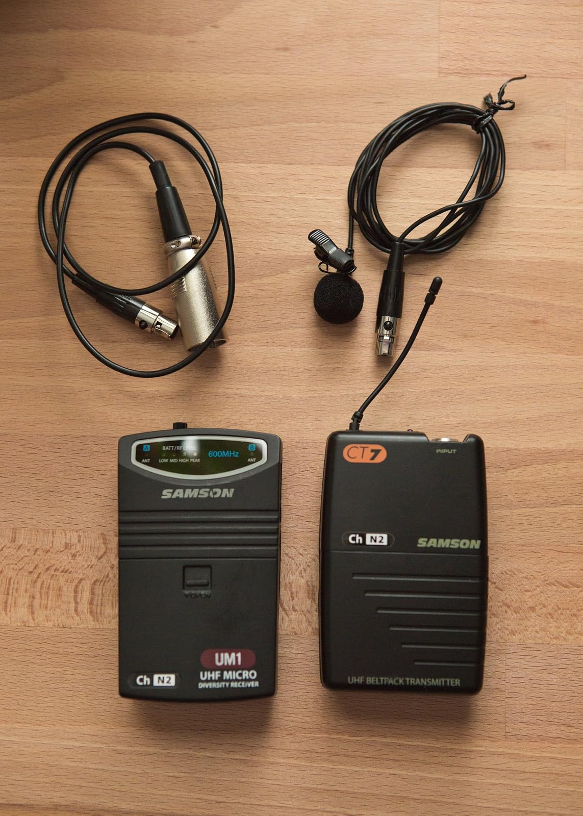 SAMSON UM1/77 QL5 Lavalier Micro Diversity Wireless System - Ch N2
