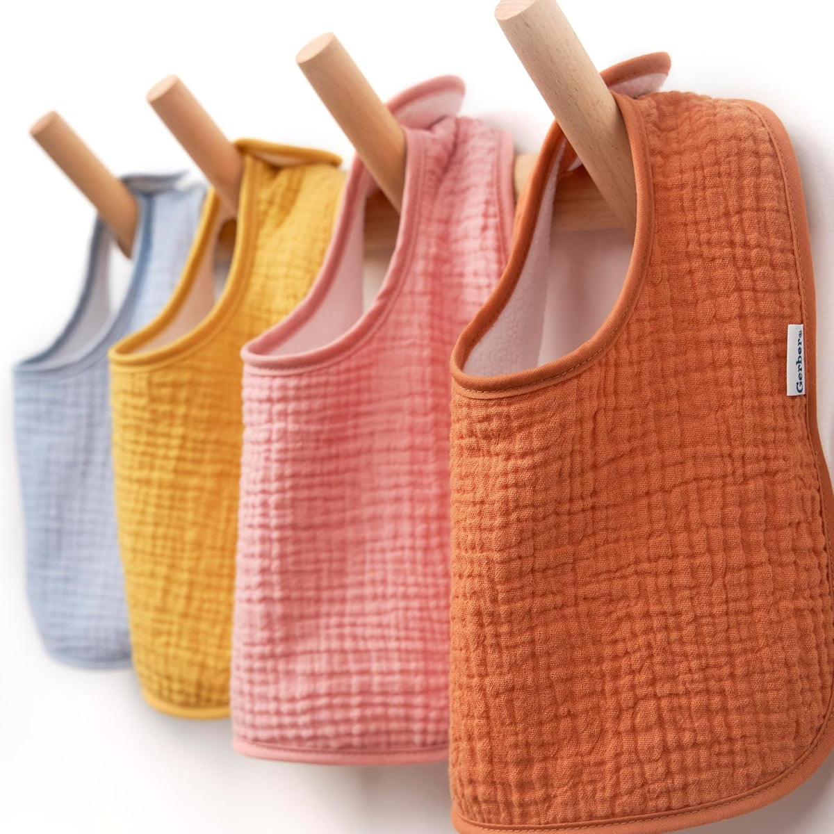 Gerber Muslin 8 Pack Drooling Bibs Babero babero Unisex bebé
