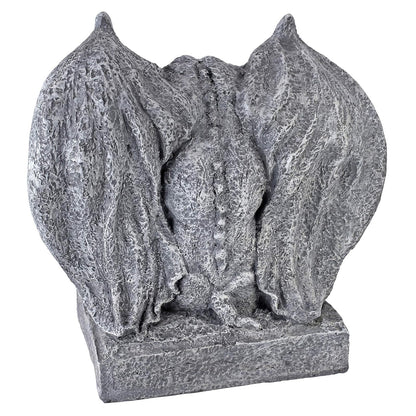 Design Toscano AL52694 Gomorrah - Estatua de decoración gótica Gomorra, 25,7 cm, Piedra Gris