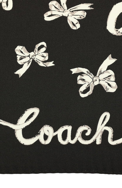 Coach BOWS BANDANA ESTAMPADO DE SEDA