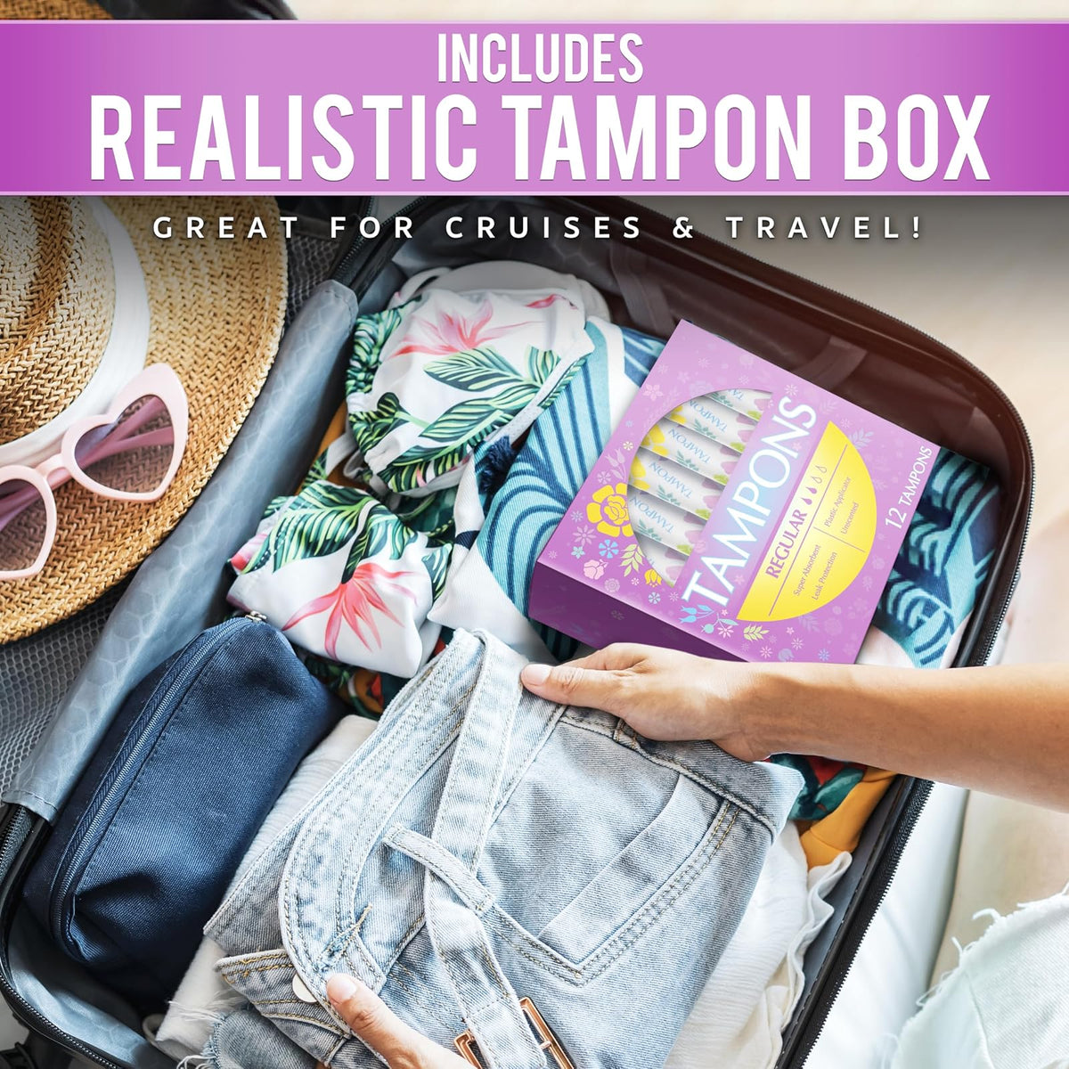 GoPong - Frascos de tampón (18 onzas en total) - Frascos de viaje con alcohol oculto para mujeres - Contenedores de licor secretos para discotecas, festivales, cruceros y eventos deportivos - Incluye