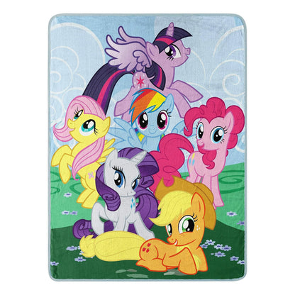 Hasbro 's My Little Pony Join The Herd - Manta Micro Raschel, 46 x 60 Pulgadas, Multicolor
