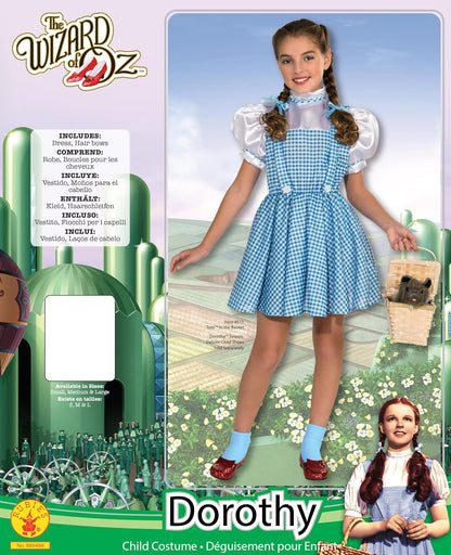 Disfraz de Dorothy de Wizard of Oz para niño, Un Solo Color, Pequeño