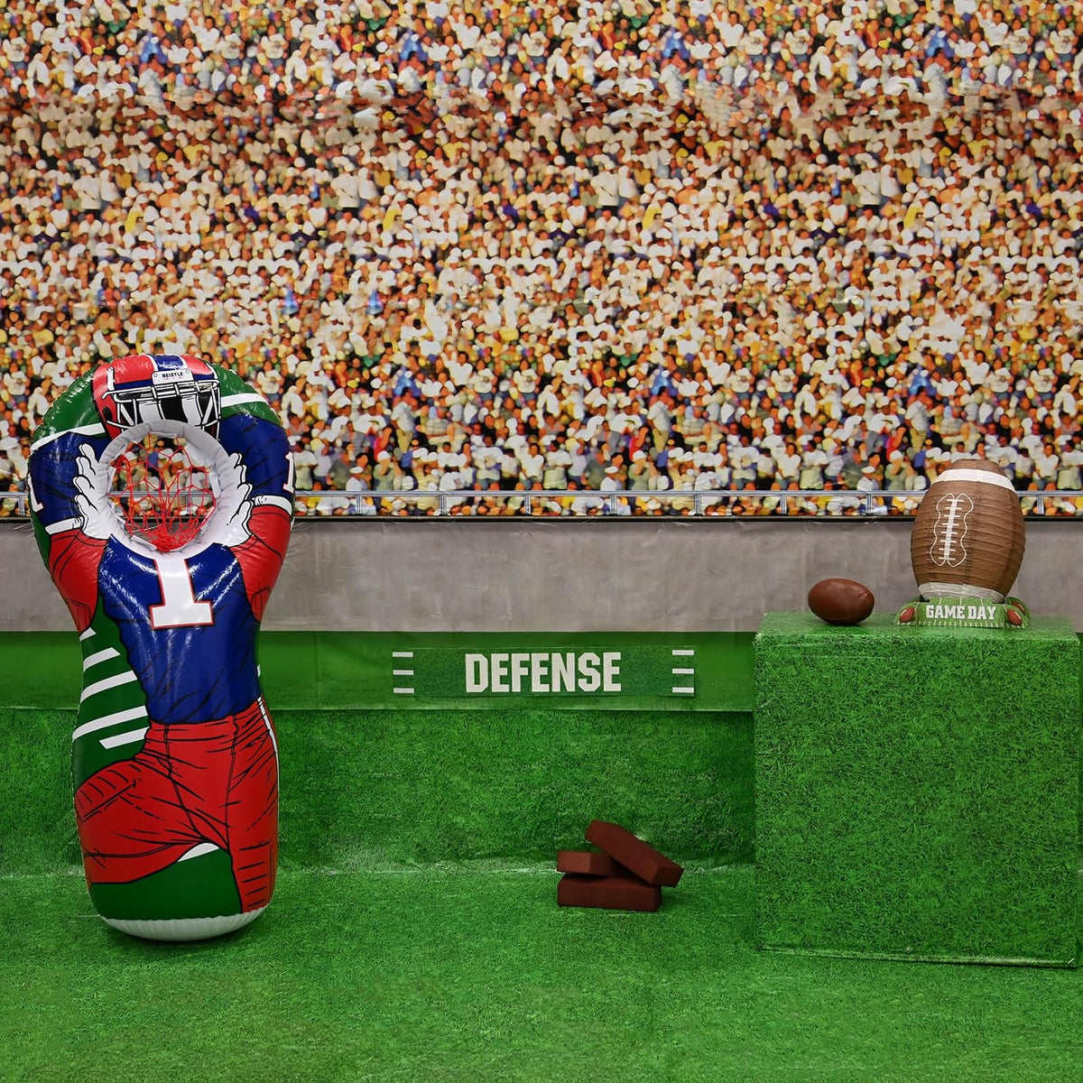 Beistle 52095 Lower Deck Stadium Backdrop, 4-Feet by 30-Feet