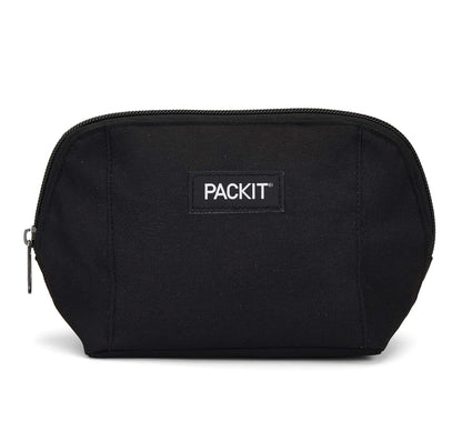 PackIt Bolsa Congelable para Snacks con Hielo Integrado, Varios Diseños - Negro -