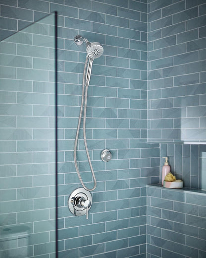 Moen 186117 - Base de mando a distancia extraíble con soporte de pared incluido o opciones adhesivas permanentes impermeables