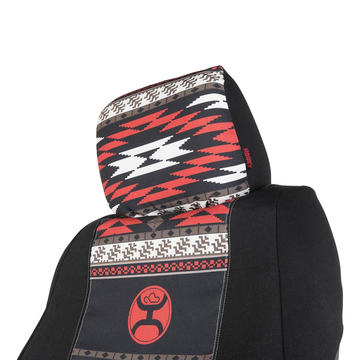 HOOEY C000161490199 Funda de Asiento de Respaldo Bajo Protección Duradera para Auto/Camión/SUV, Diseño American West, Multi/Arcilla