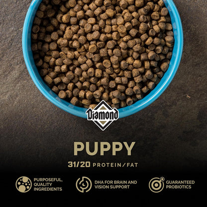 Diamond Pet Foods - Alimento seco para perros con sabor a pollo para cachorros, bolsa de 18.14 kg (40 libras)