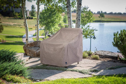 MODERN LEISURE Garrison - Funda giratoria para Silla de Patio, Tela Resistente a la Intemperie, protección de Muebles de Exterior, Perfecta para Patio, terraza y Porche, 37.5 Pulgadas de Largo x 39.2