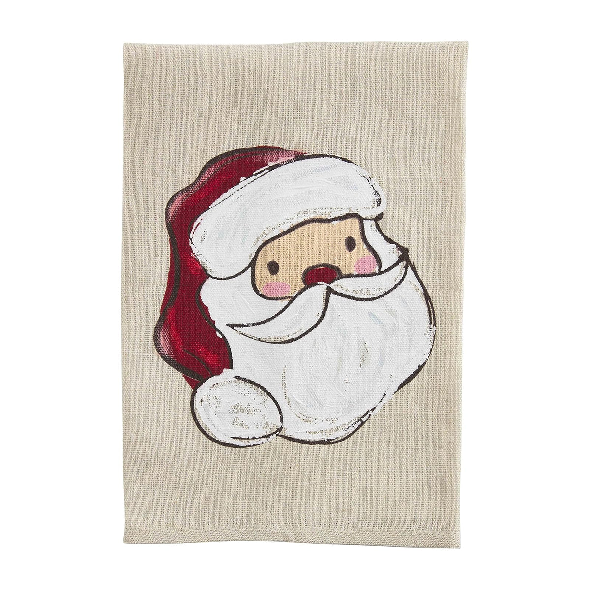 Mud Pie Toalla Pintada de Granja, Papá Noel