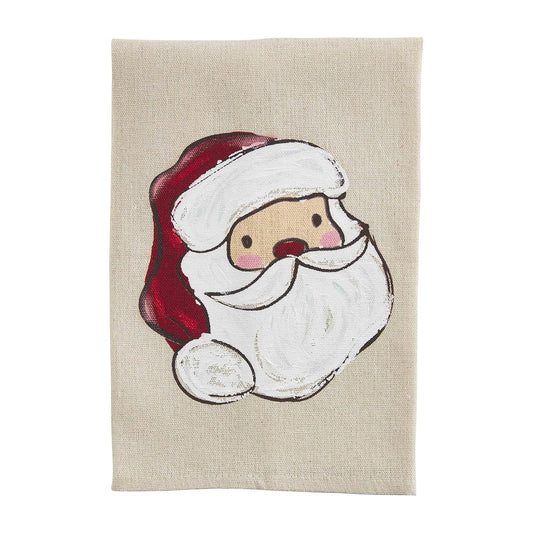 Mud Pie Toalla Pintada de Granja, Papá Noel
