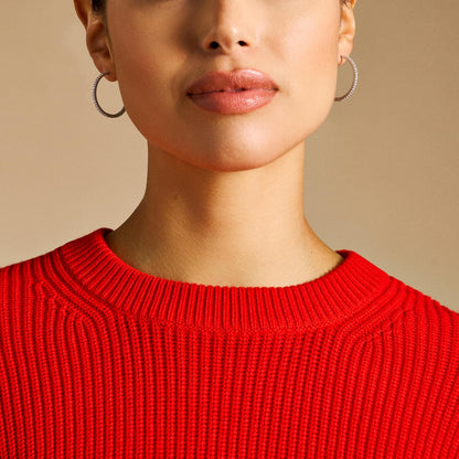 Fossil - arete colgantes de acero inoxidable para mujer