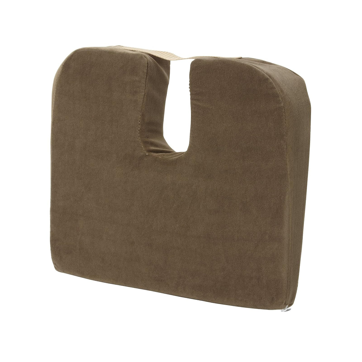 Duro-Med Cojín de Espuma para Coxis, Azul Marino - Premium - Sloping - Camel