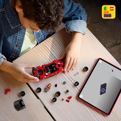 LEGO Speed Champions Auto Deportivo Ferrari SF90 XX Stradale - Model Kit de Construcción para Niños y Niñas, Años 9+ - Regalo para Cumpleaños - Juguetes de Vehículos - 77254