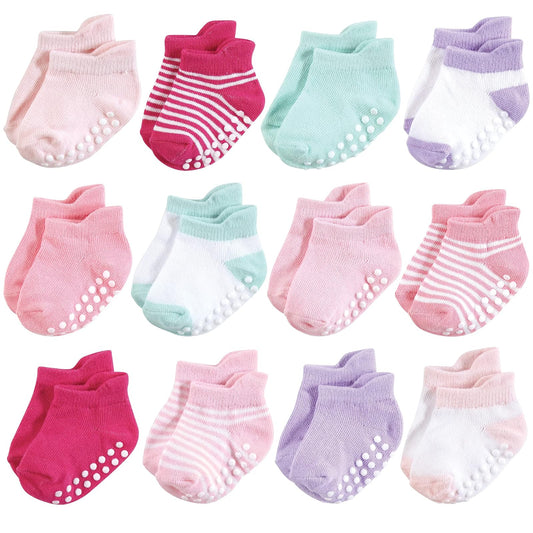 Hudson Baby Non-skid No-show Socks Calcetines bebés niños