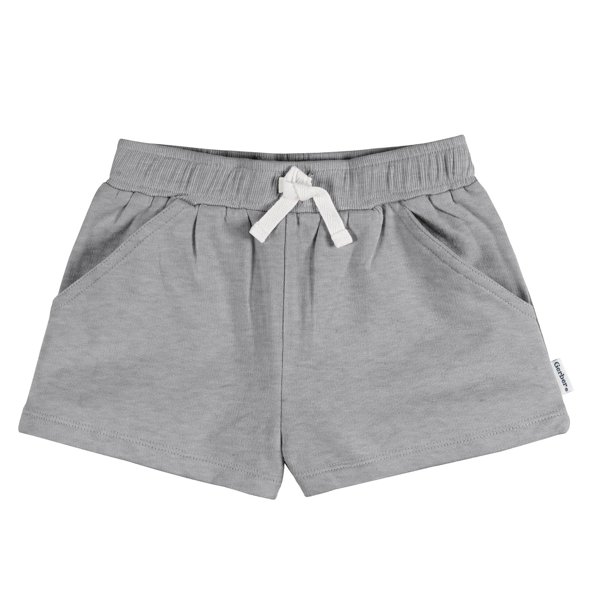 Gerber Paquete de 3 Pantalones Cortos de Punto Pantalones Cortos Informales para Bebé-Niñas