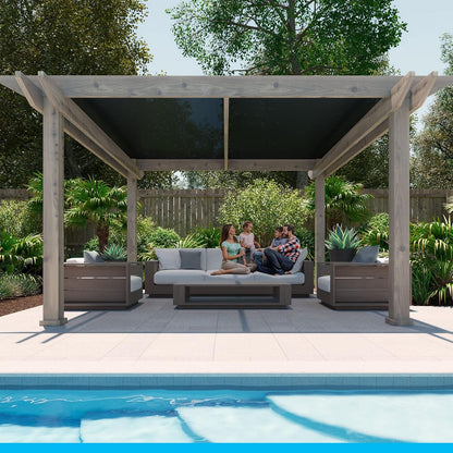 Coolaroo 90% de protección Solar Resistente con Bloqueo UV, Cubierta de Sombra Transpirable para pérgolas, Patios, Mascotas, vehículos y áreas de Juego, HDPE Resistente al desgarro, Rollo de 6 x 50