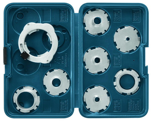 Bosch RA1125 juego de guía de 7 piezas para ruteadora