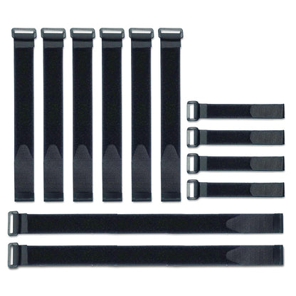 VELCRO Brand Correa con Hebilla, Reutilizable y Ajustable - 8"-12"-18" - Correas de cincha
