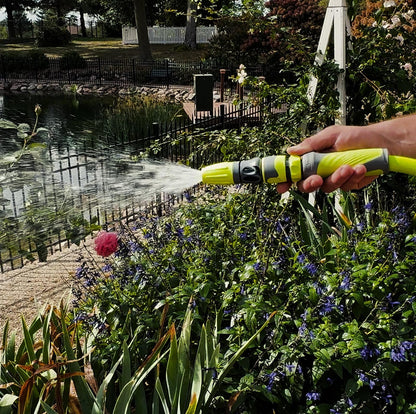 Flexzilla HFZGAK11 - Manguera de jardín de conexión rápida, 2 piezas acoplador y kit de enchufes, ZillaGreen