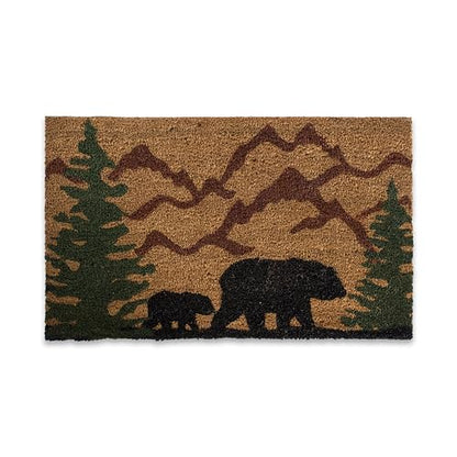 DII Animal Collection - Felpudo de Coco Natural, 17 x 29 Pulgadas, Bear Country