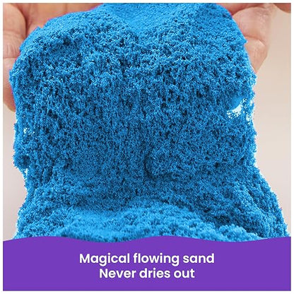 Kinetic Sand, 907 g Azul para Mezclar, moldear y Crear, para niños a Partir de 3 años