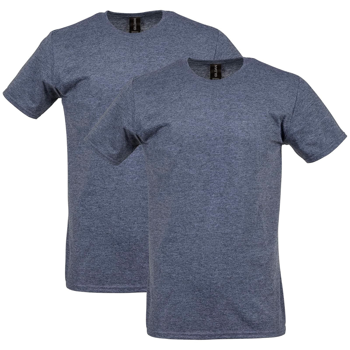 Gildan Softstyle Camiseta de Algodón para Hombre, Estilo G64000 - Jaspeado Oscuro - XXL