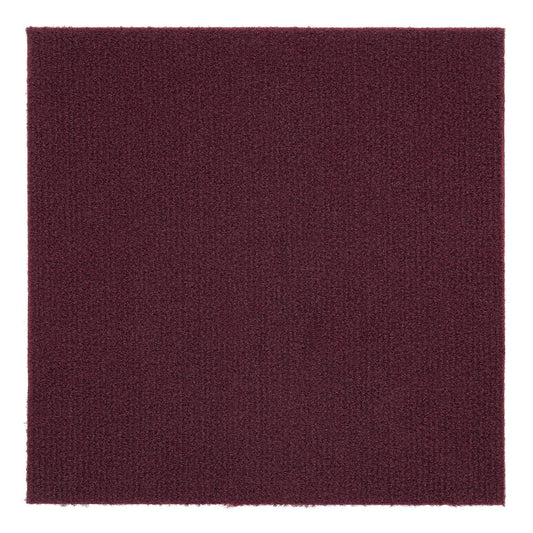 Achim Home Furnishings Nexus Borgoña 30,5 x 30,5 cm Alfombra Autoadhesiva para azulejos, Borgoña