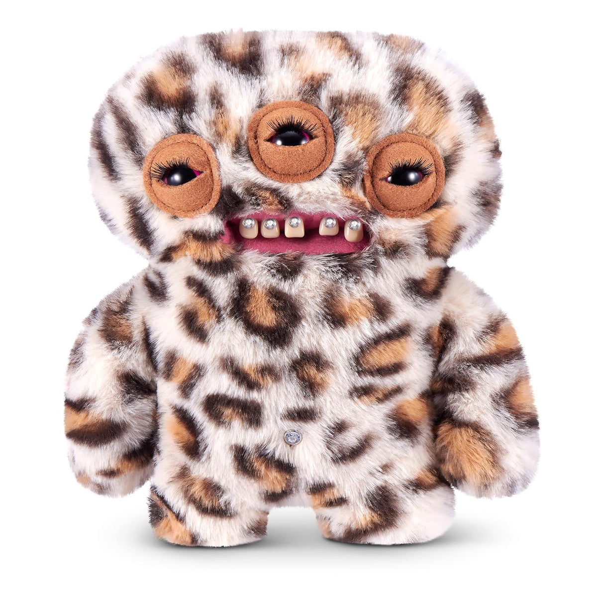 Zuru Fuggler Baddies Peluche Coleccionable 9 Pulgadas - Leopardo alienígena molesto